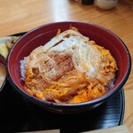 やぶ善 - サクサク感を残すために、表面は完全に綴じていません。