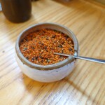 やぶ善 - 自家製？の七味。