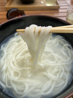 織田薪軽井沢はなれ - 細くてヤワイ。優しいうどん