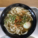 Megumi Udon - 温玉うどん　430円