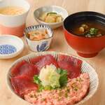 Misaki tuna green onion toro bowl