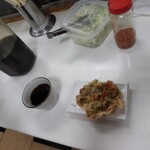 すかや 本店 - 妻オツユと妻を天ぷらに妻蕎麦猪口