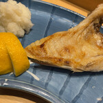 雅寿司 - はらす付かま塩焼き(600円)