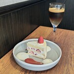 TSUBASA COFFEE - ■いちごのマスカルショートケーキ
                ■エスプレッソトニック