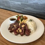 Angus beef Steak grill plate