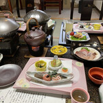 御やど 清水屋 - 料理写真:夫婦膳全景