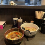 つけ麺 陽 - 担担つけ麺+辛っれーの