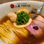 入鹿TOKYO 六本木 - 特製ポルチーニ醤油らぁ麺