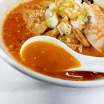 ラーメンの龍王 - 辛塩スープ