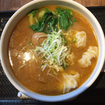 彩華 - 日替わり中華そば　味噌ワンタン麺