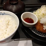 Matsuya - おろしポン酢ロースカツ定食（￥500税込）