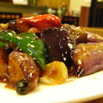 四川家庭料理 珍々 - 茄子アップ