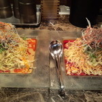 175°DENO担担麺 - 冷汁担々麺（汁無）　９００円　右がすごく痺れる　左が痺れる　【　２０１３年８月　】