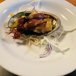 道草庭 - ホタルイカとアワビの魚料理