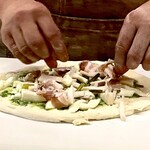 Fakalo pizza gallery - 蕪と自家製パンチェッタ