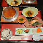 Kamameshichazukegurantya - 茶がゆセット(税込1,430円)