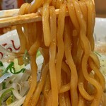 ラーメン あらしん - 麺　アップ