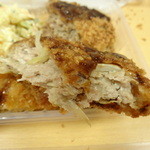 辻肉店 - 豚カツソースでいただく