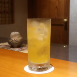 日本料理 幸庵 - 松浦にごり梅酒ソーダ割り