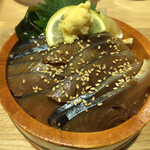 牡蠣と海鮮丼 ふぃっしゃーまん亭 - 石巻金華サバ漬け丼