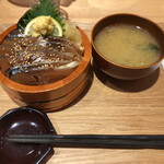 牡蠣と海鮮丼 ふぃっしゃーまん亭 - 石巻金華サバ漬け丼