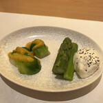 紀尾井町 とんかつ・洋食ひとみ - 付け合わせもとても丁寧