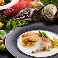 魚介とサロマ黒牛 ランチコース