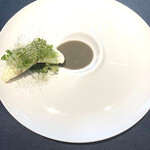 レストラン ローブ - 天草 平スズキ、セロリ