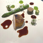 レストラン ローブ - 川俣軍鶏　緑アスパラガス