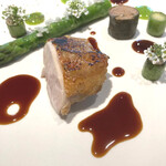 レストラン ローブ - 川俣軍鶏　緑アスパラガス