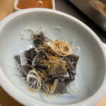 冨味屋 - センマイ刺し。大ぶりで味付けも良く、本日1番！！