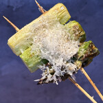 炭焼 おかげさん - アスパラペコリーノチーズ