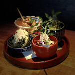 炭焼 おかげさん - おそうざい四点盛り