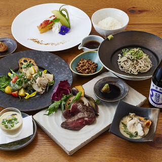 A variety of menus using ingredients from Ibaraki Prefecture