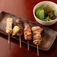 焼き鳥四本コース