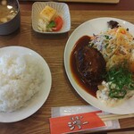 Youshokuya Jo - ハンバーグ&チキン南蛮ご飯大盛