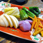 よし半 - 漬物盛り合わせ