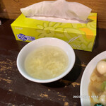 中国料理 向来  - 卵スープ