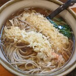 そば處へん古 - 夫は温の天ぷら蕎麦