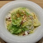 ファリナモーレ・ドルチェ - 庄内浜のフグとキャベツと
      　　　カラスミのペペロンチ・ロンチーノ