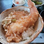 そばと膳 田川 - 合わせ膳小天丼