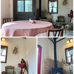 時々カフェ - まぁなんて素敵なお家なんでしょ♡
      モデルハウスのようです(*´-`)
      笑顔の奥様が出てらして、赤い扉からお邪魔すると、
      大きな煙突の暖炉と魔女がお出迎え♪