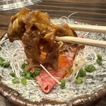 焼肉 拍手喝采 - 田村牛タンロースユッケ