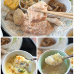 時々カフェ - ・鶏胸肉ソテー　オーロラソース‥お肉が柔らかい♡
      ・ひとくちグラタン‥しっかり具が入ってます♡
      ・白菜とじゃがいもトロトロスープ‥食べるお野菜と思うほどトロトロ♡