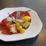 笹舟 - 秋の野菜炊合せ