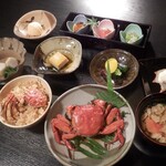 笹舟 - 秋のつがに料理