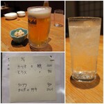 Choukyuu Sakaba - 2021/06/09 ビールとチューハイ/本日のおすすめ