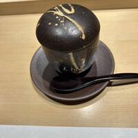 鮨 権左衛門 - フォアグラの茶碗蒸し、中華餡(中村孝明インスパイア）