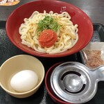 なか卯 - 明太子釜玉うどん　大サイズ（税込550円）