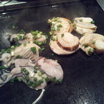 Okonomiyaki En - かきバタ-焼き＆帆立バタ-焼き